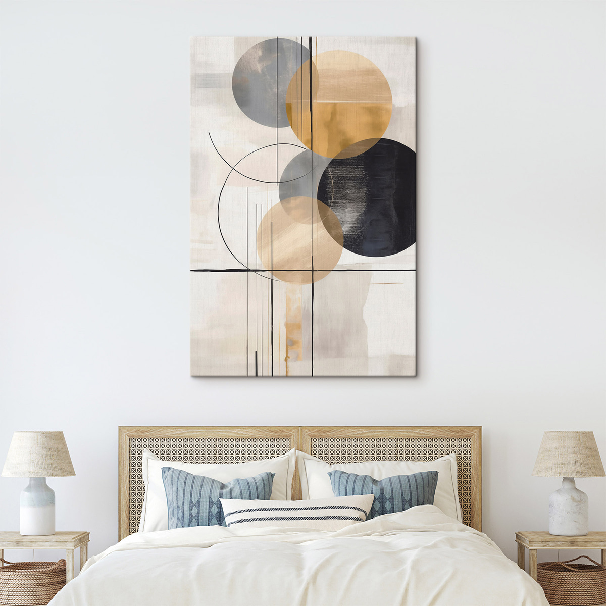 Abstracție cu cercuri — interior 2