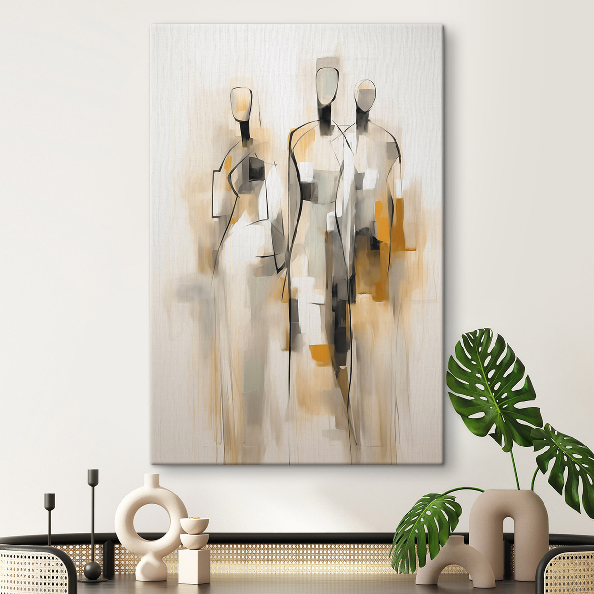 Siluete abstracte — interior 1