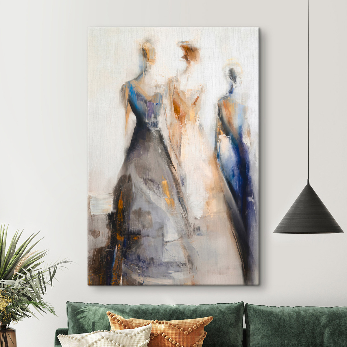 Siluete feminine abstracte — interior 2