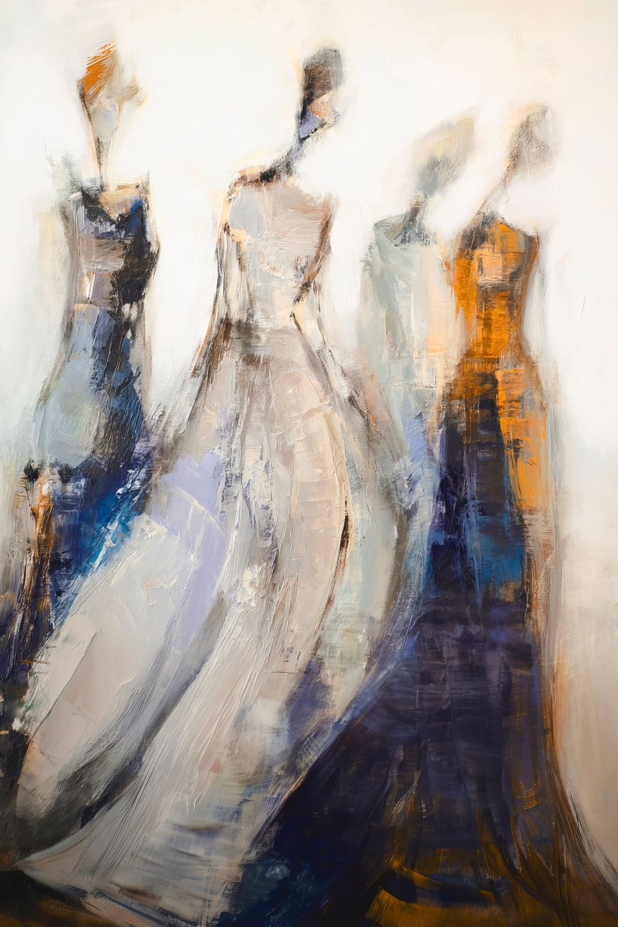 Siluete feminine abstracte — design complet