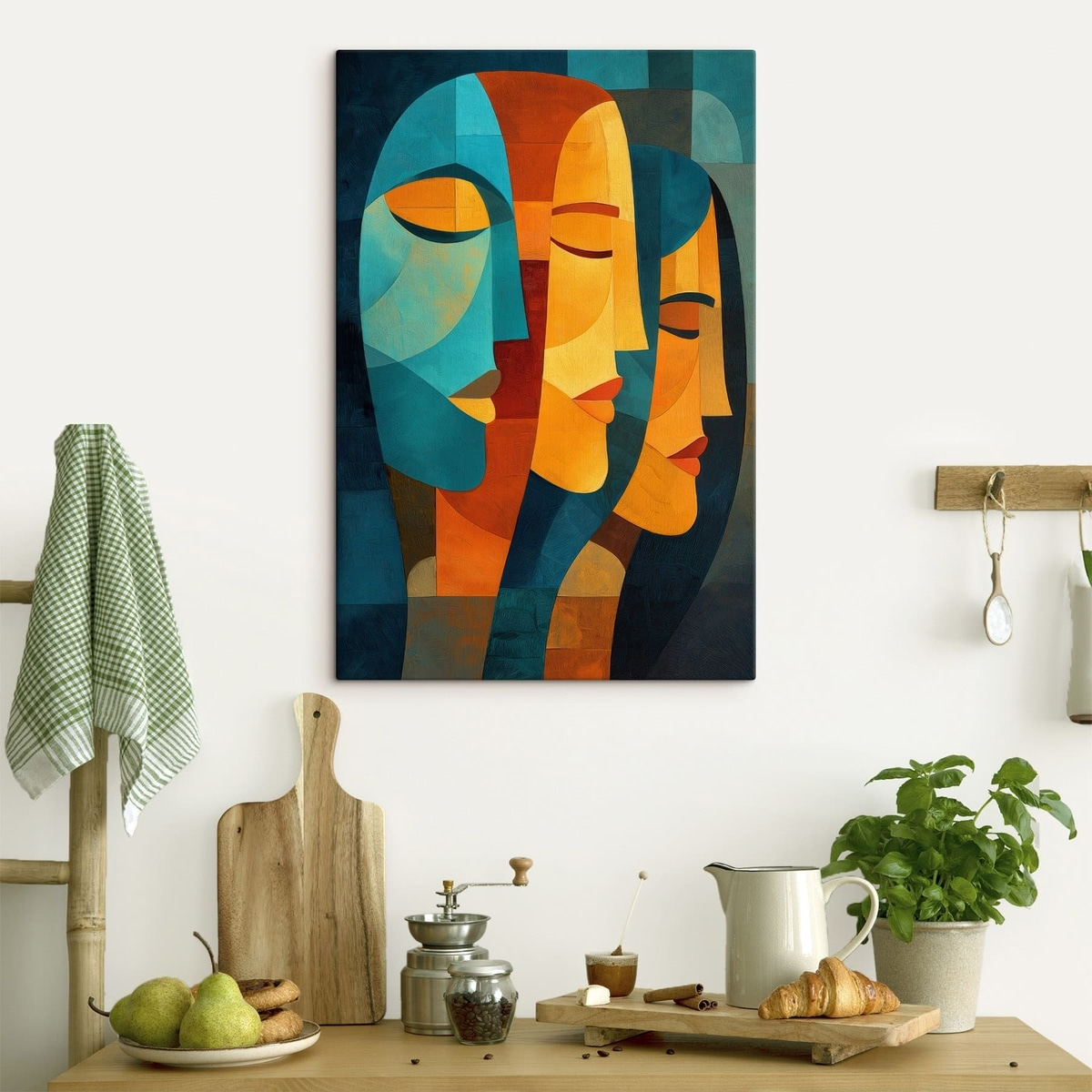 Profiluri feminine geometrice — interior 2