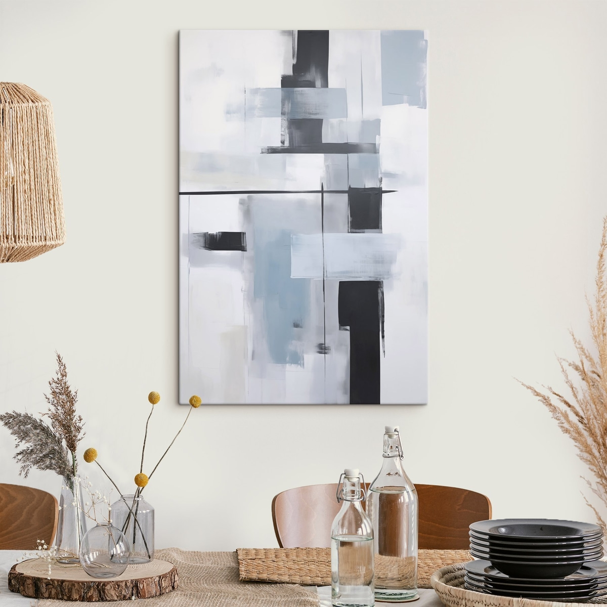 Abstracție modernă, stil pictural — interior 1