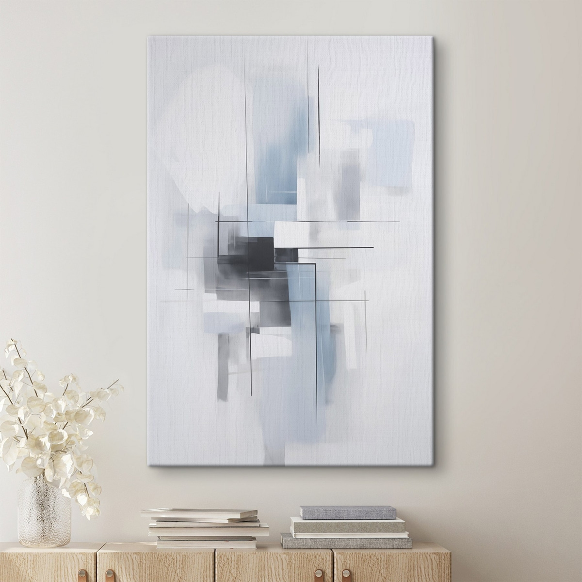 Abstracție cu aspect pictural — interior 1