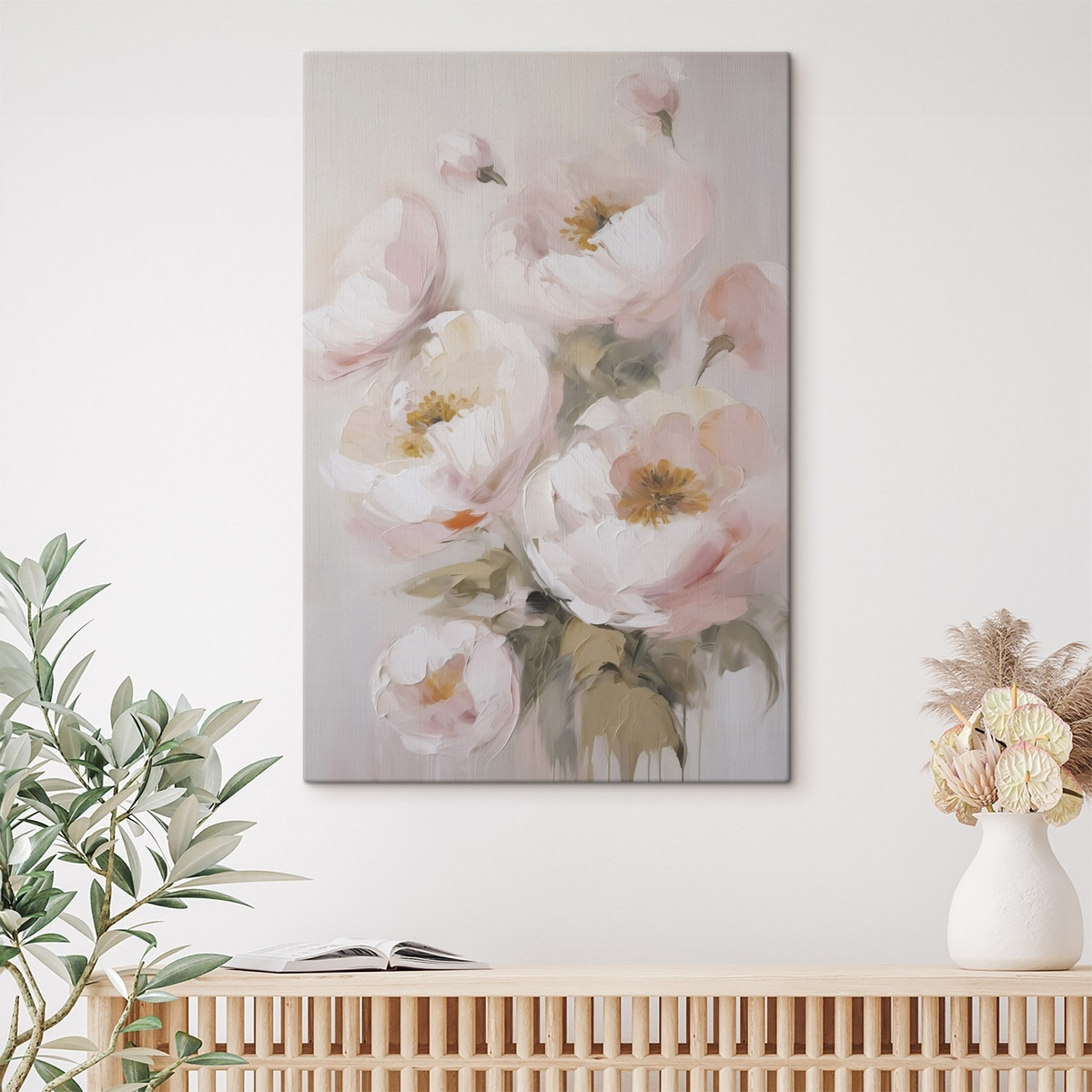 Flori abstracte, stil pictural — interior 1