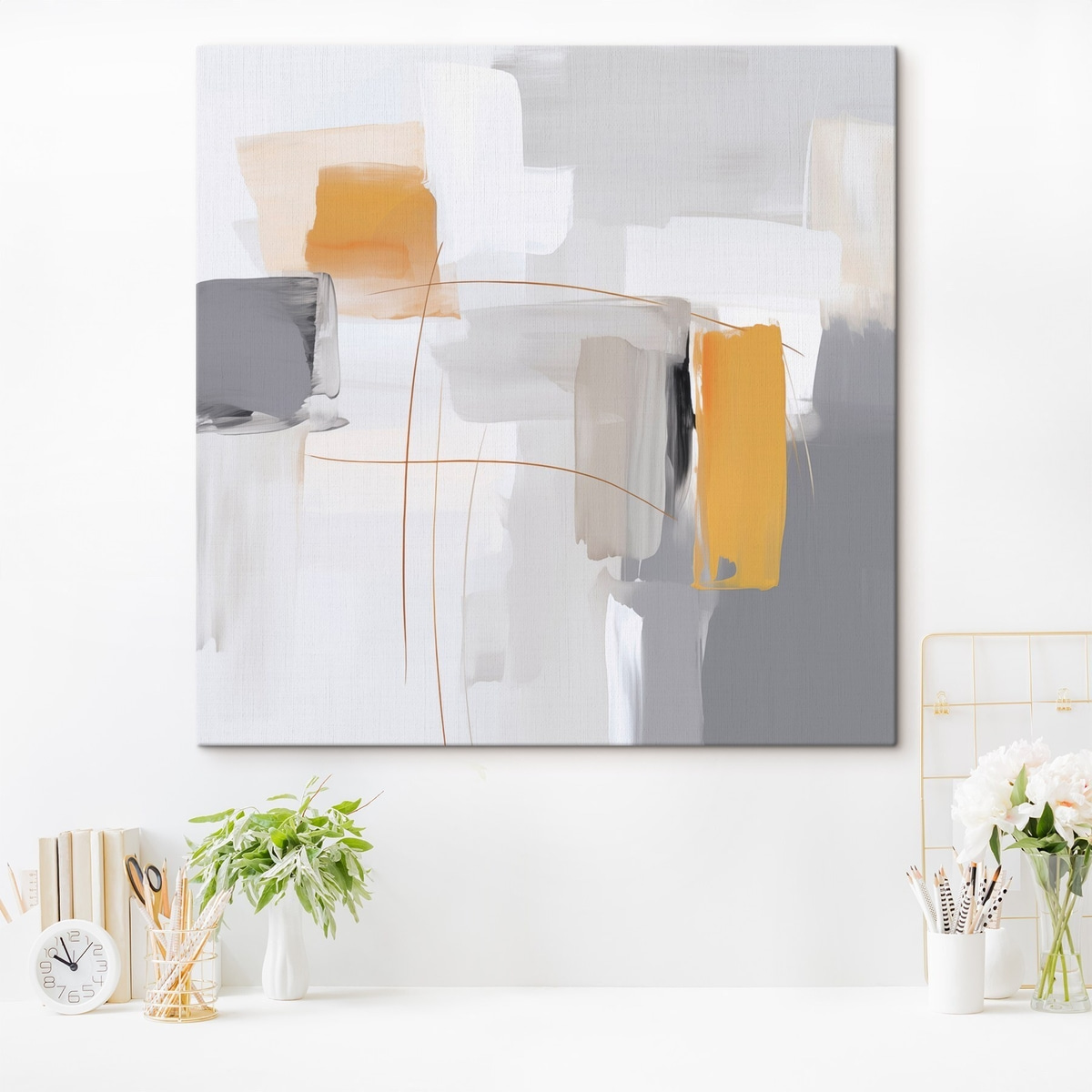 Abstracție cu aspect pictural — interior 2