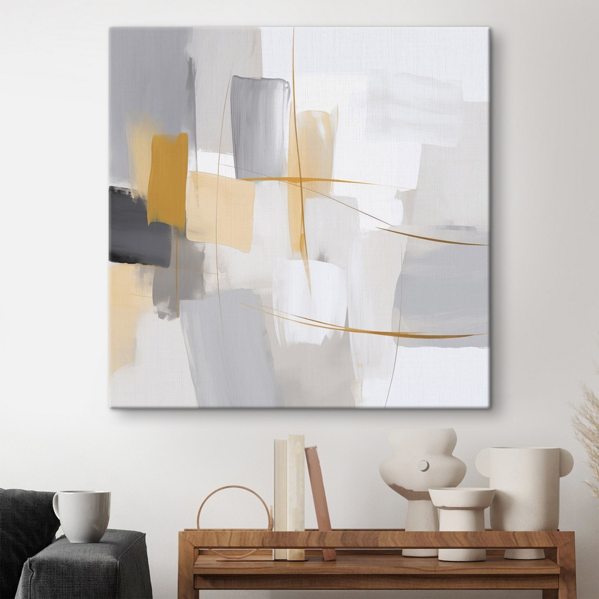 Abstracție cu aspect pictural — interior 2