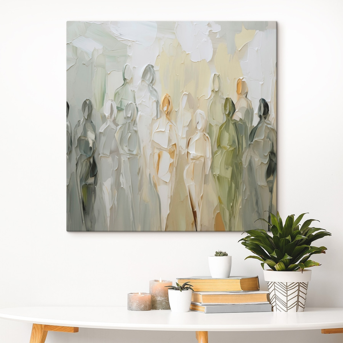 Siluete abstracte, stil pictural — interior 2