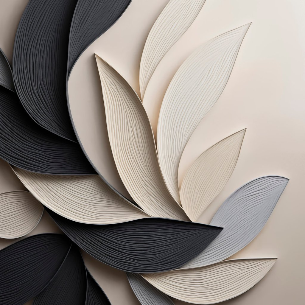 Frunze în contrast — design complet