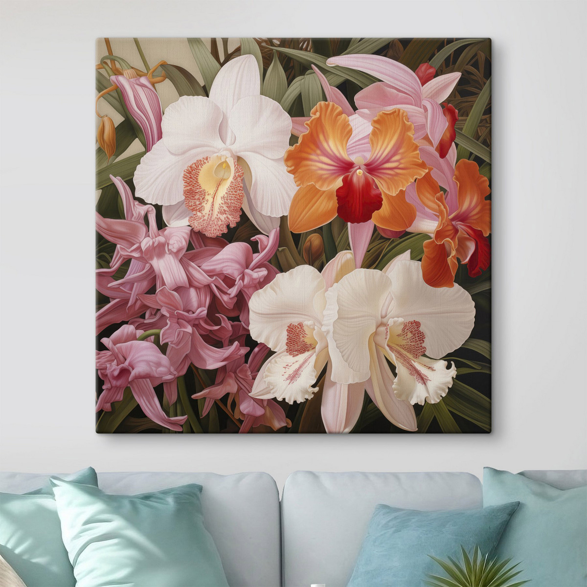 Buchet tropical cu orhidee — interior 1