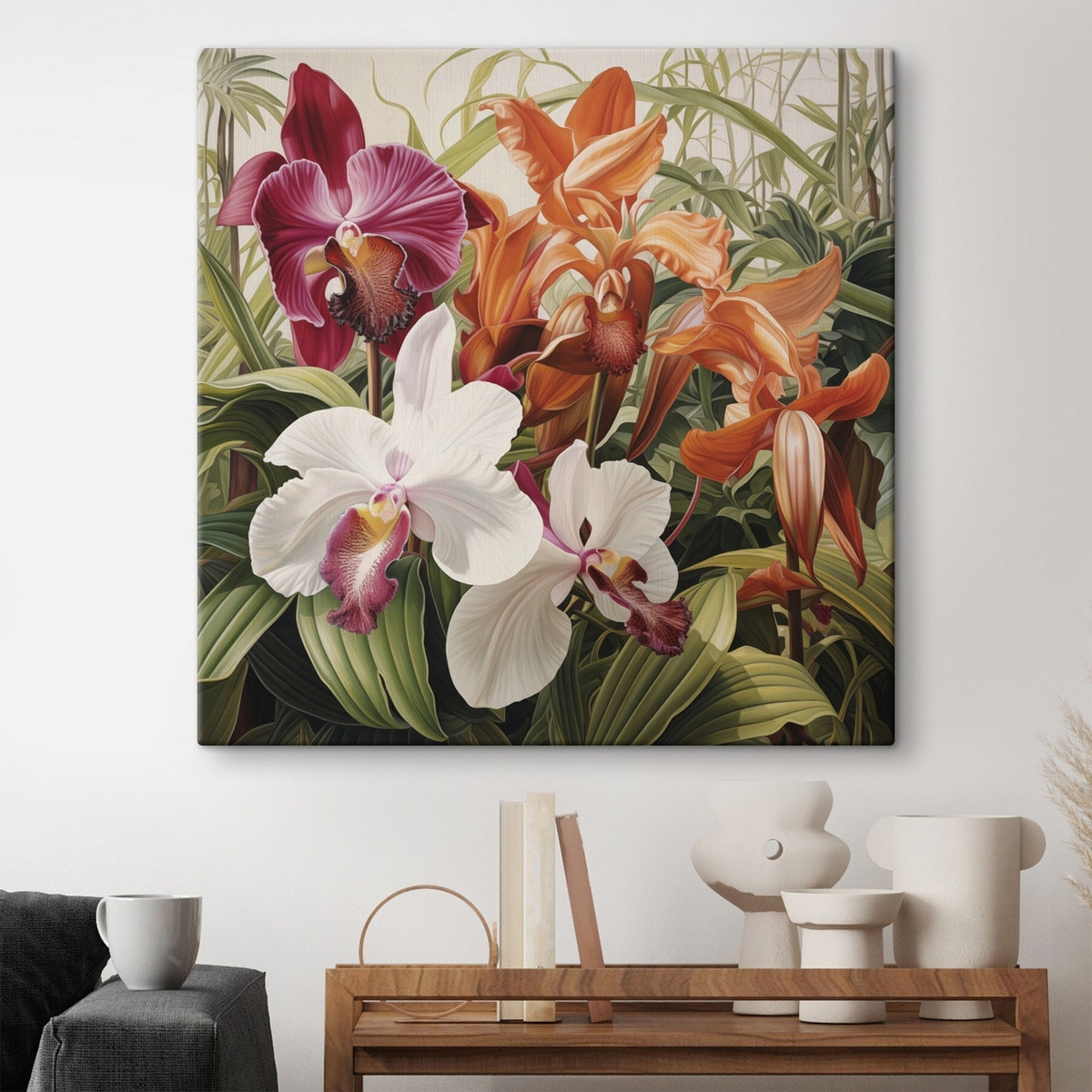 Buchet tropical cu orhidee — interior 1