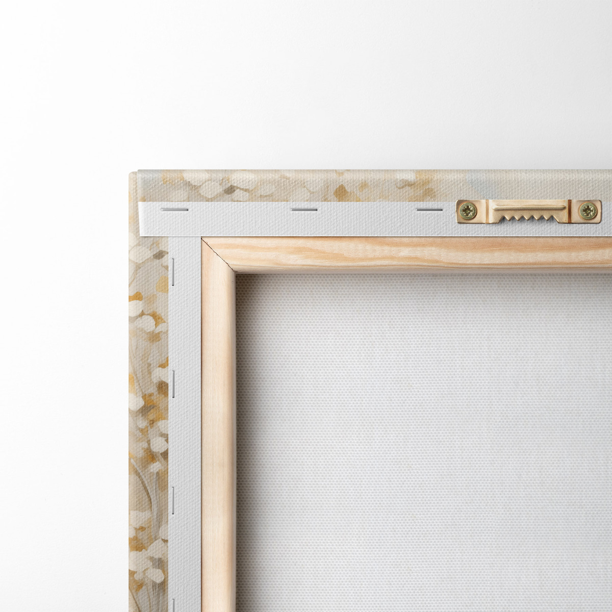Copaci pe albastru deschis — verso