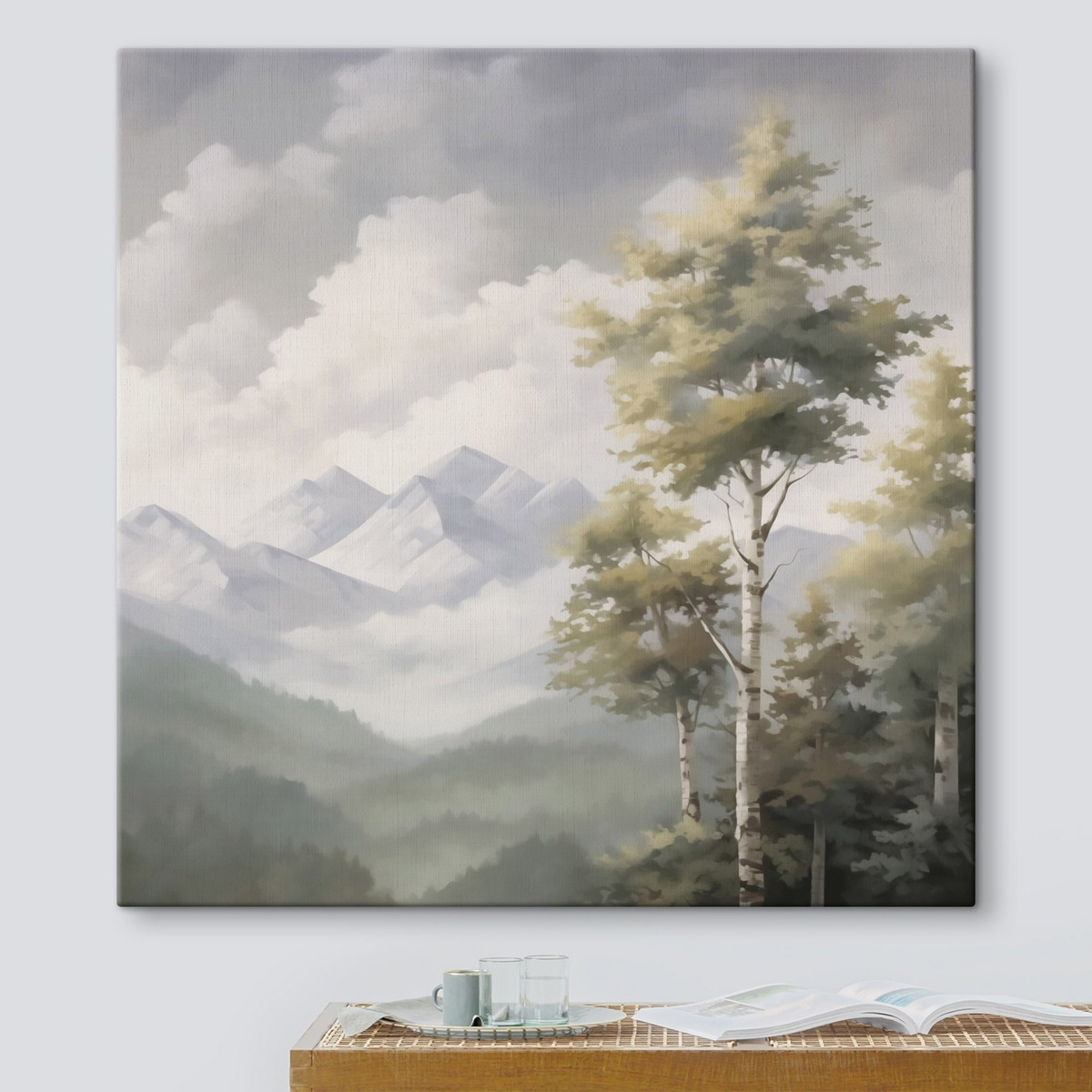 Peisaj de munte — interior 1