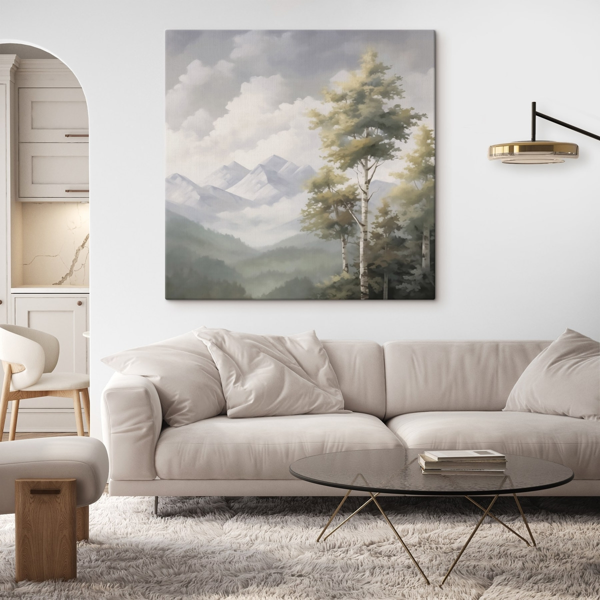 Peisaj de munte — interior 2