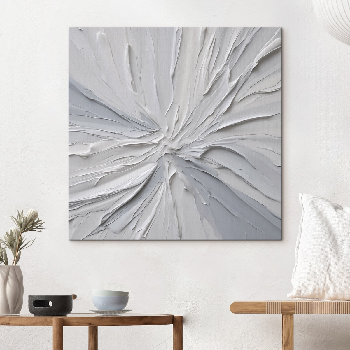 Abstracție cu aspect pictural — interior 1