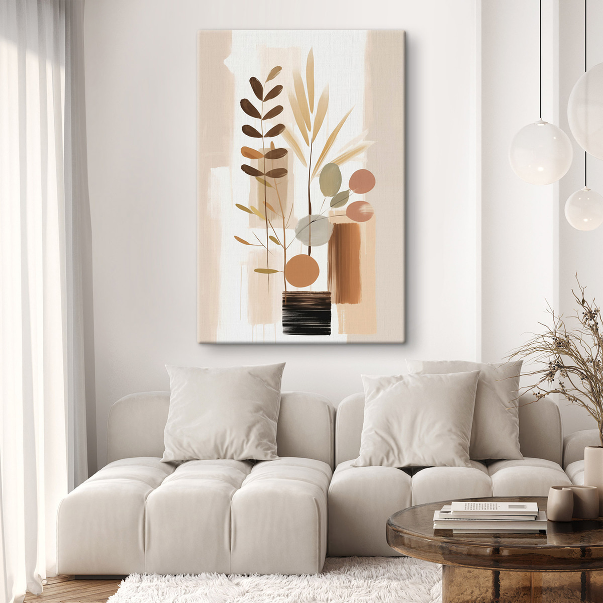Compoziție botanică abstractă — interior 3