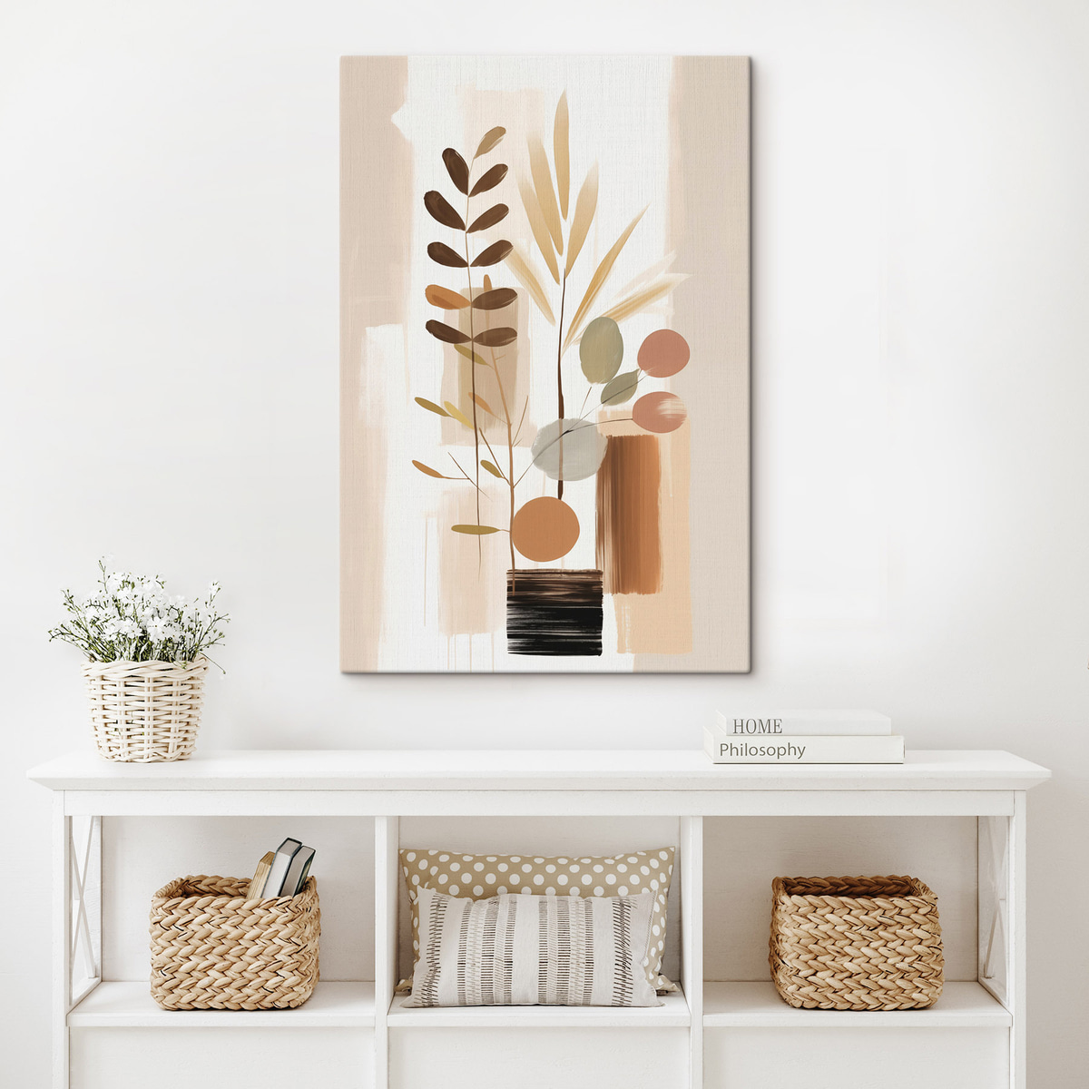 Compoziție botanică abstractă — interior 1