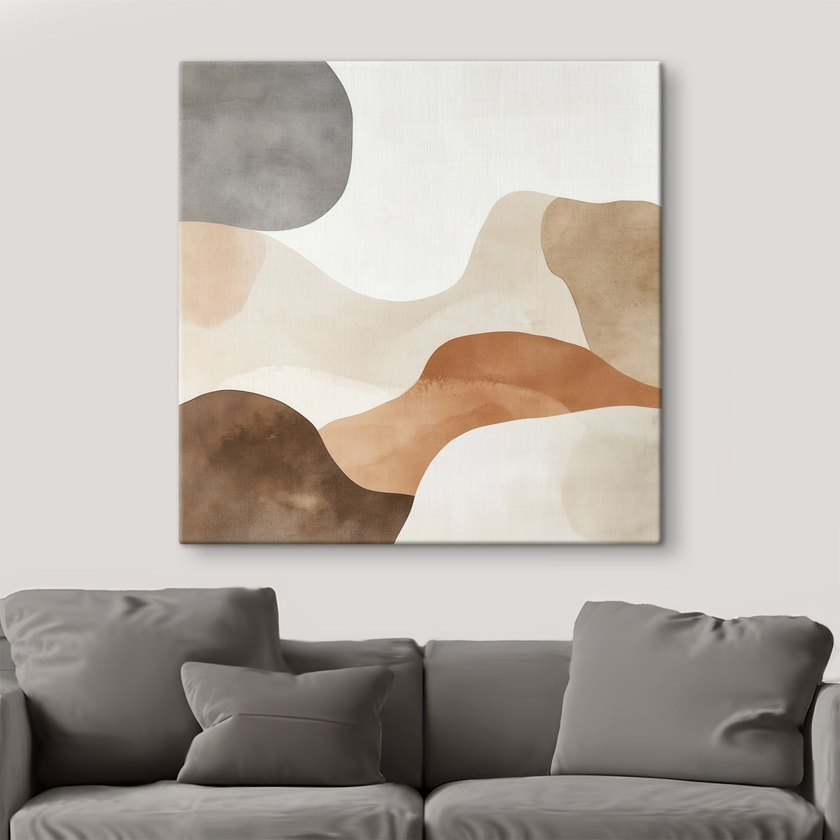 Peisaj abstract în bej — interior 3
