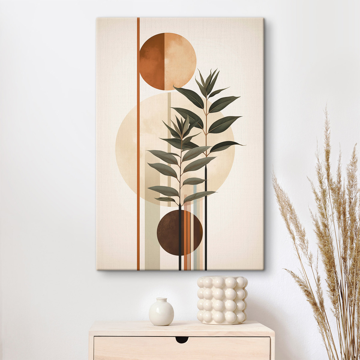 Plante abstracte cu cercuri — interior 3