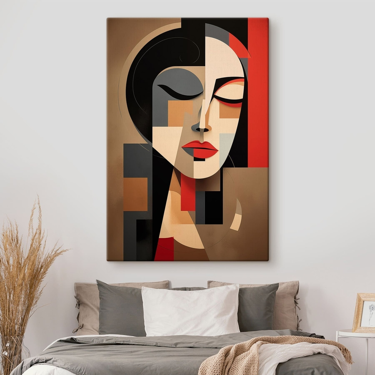 Portret feminin abstract — interior 2