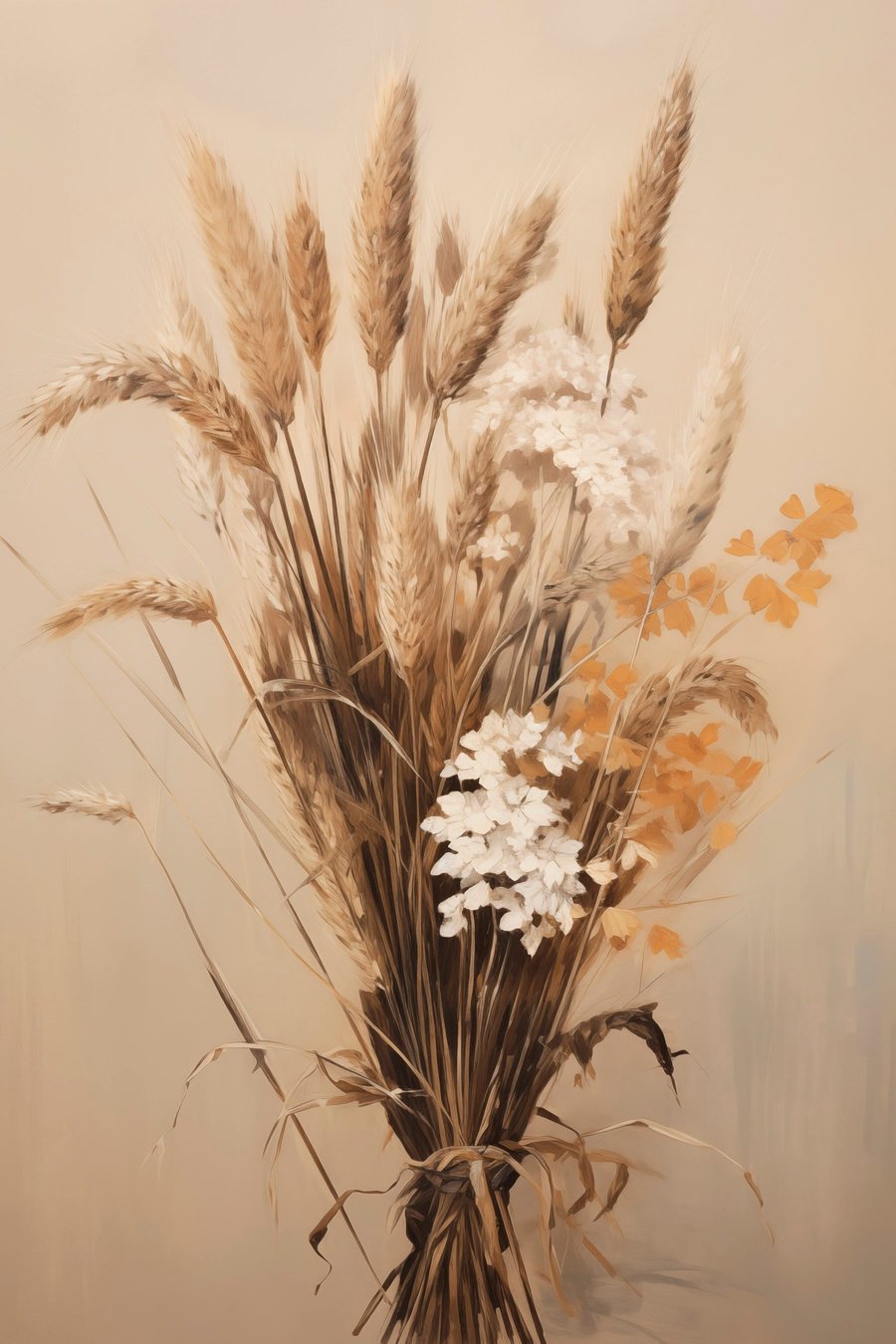 Grâu uscat și pampas — design complet