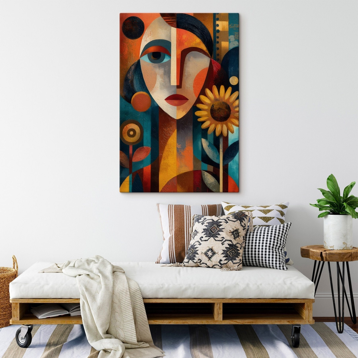 Portret abstract, stil etnic — interior 2