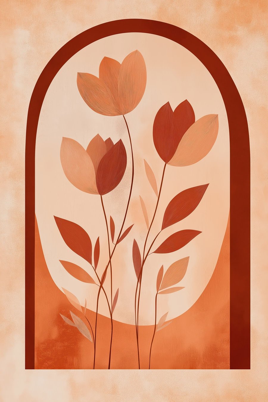 Flori abstracte — design complet