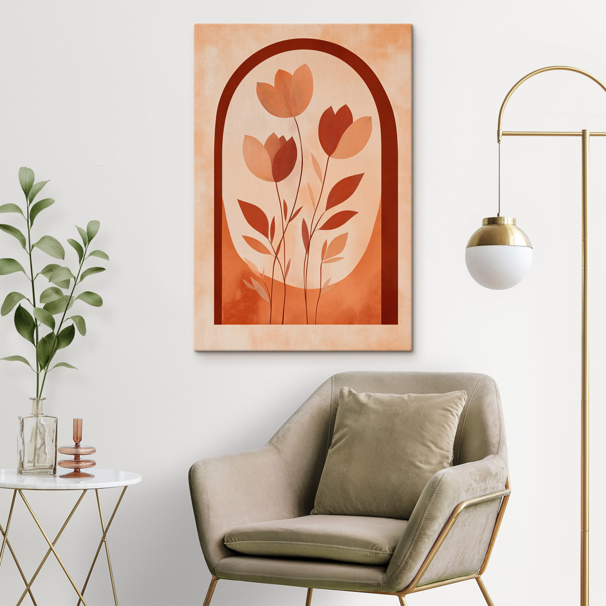 Flori abstracte — interior 2