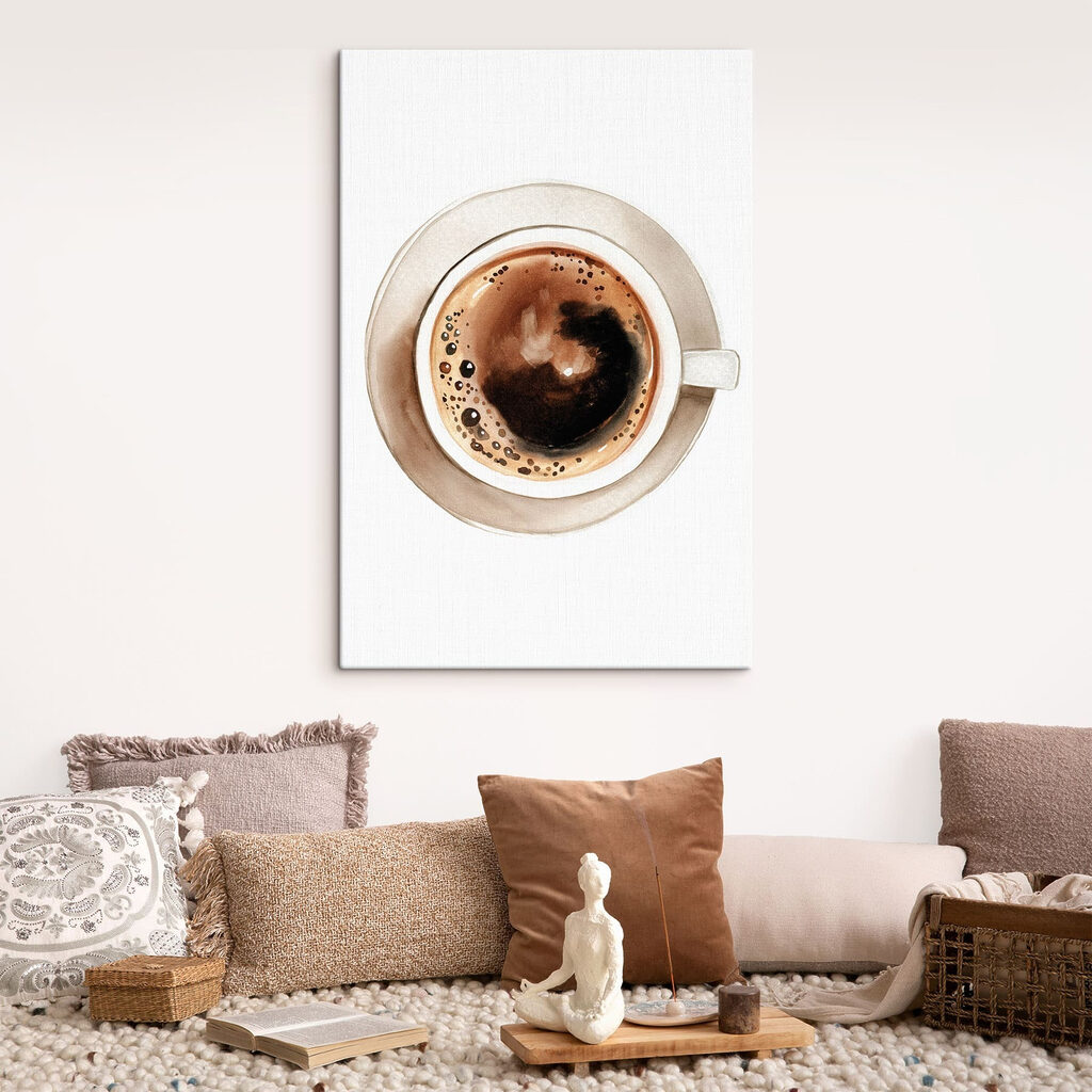 Spumă de cafea într-un interior