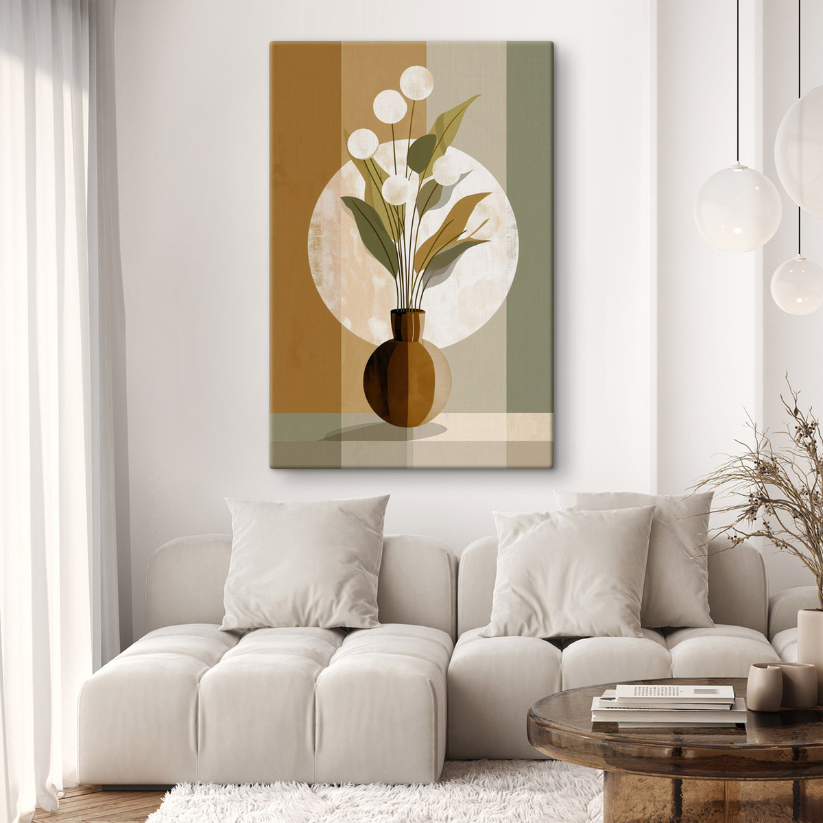 Flori într-o vază — interior 2