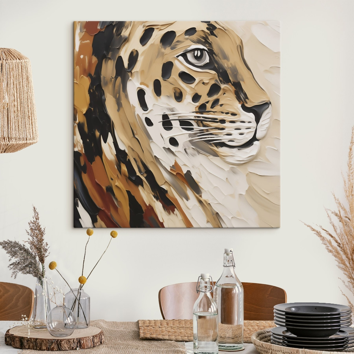 Leopard abstract — interior 1
