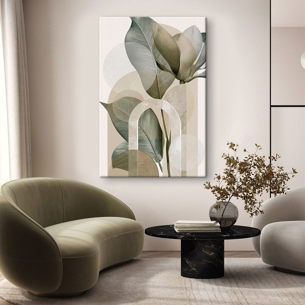 Frunze translucide printre arcuri — interior 2