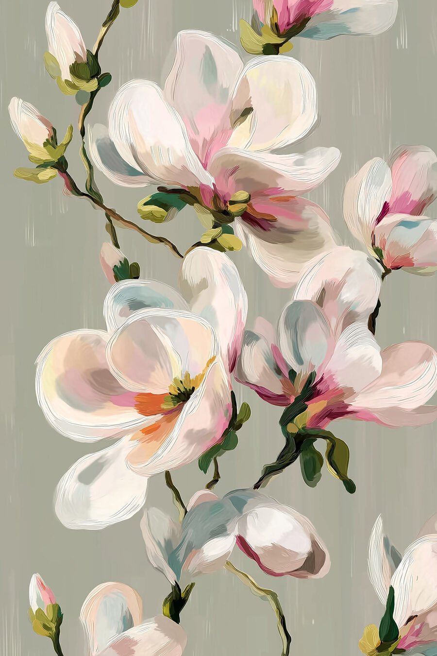 Magnolie roz — design complet