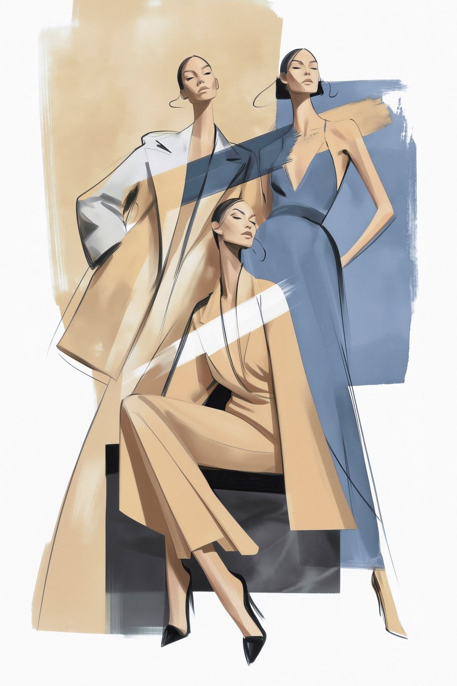 Femei elegante — design complet