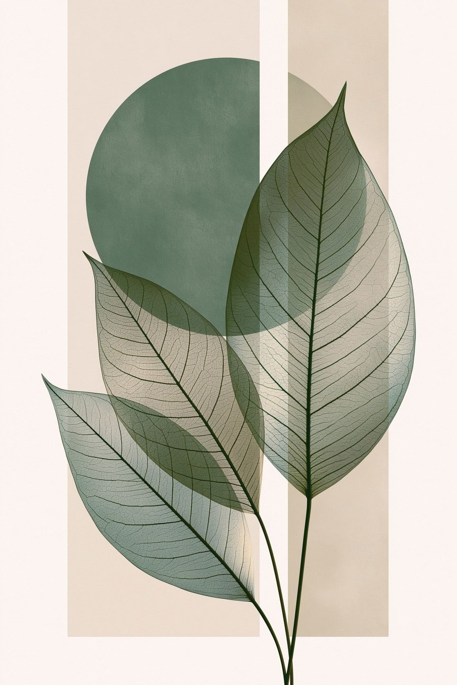 Frunze delicate — design complet