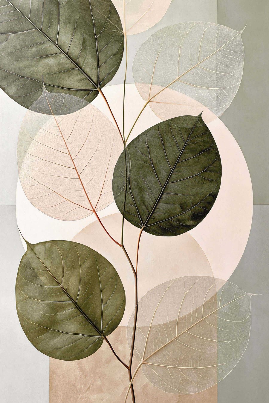 Frunze cu forme geometrice — design complet