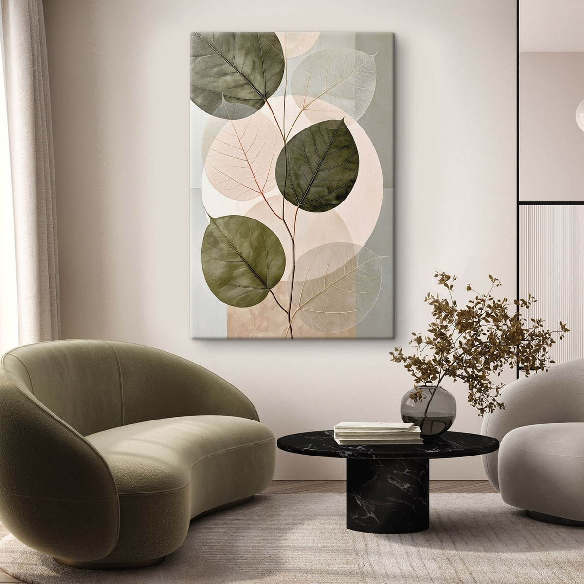 Frunze cu forme geometrice — interior 1