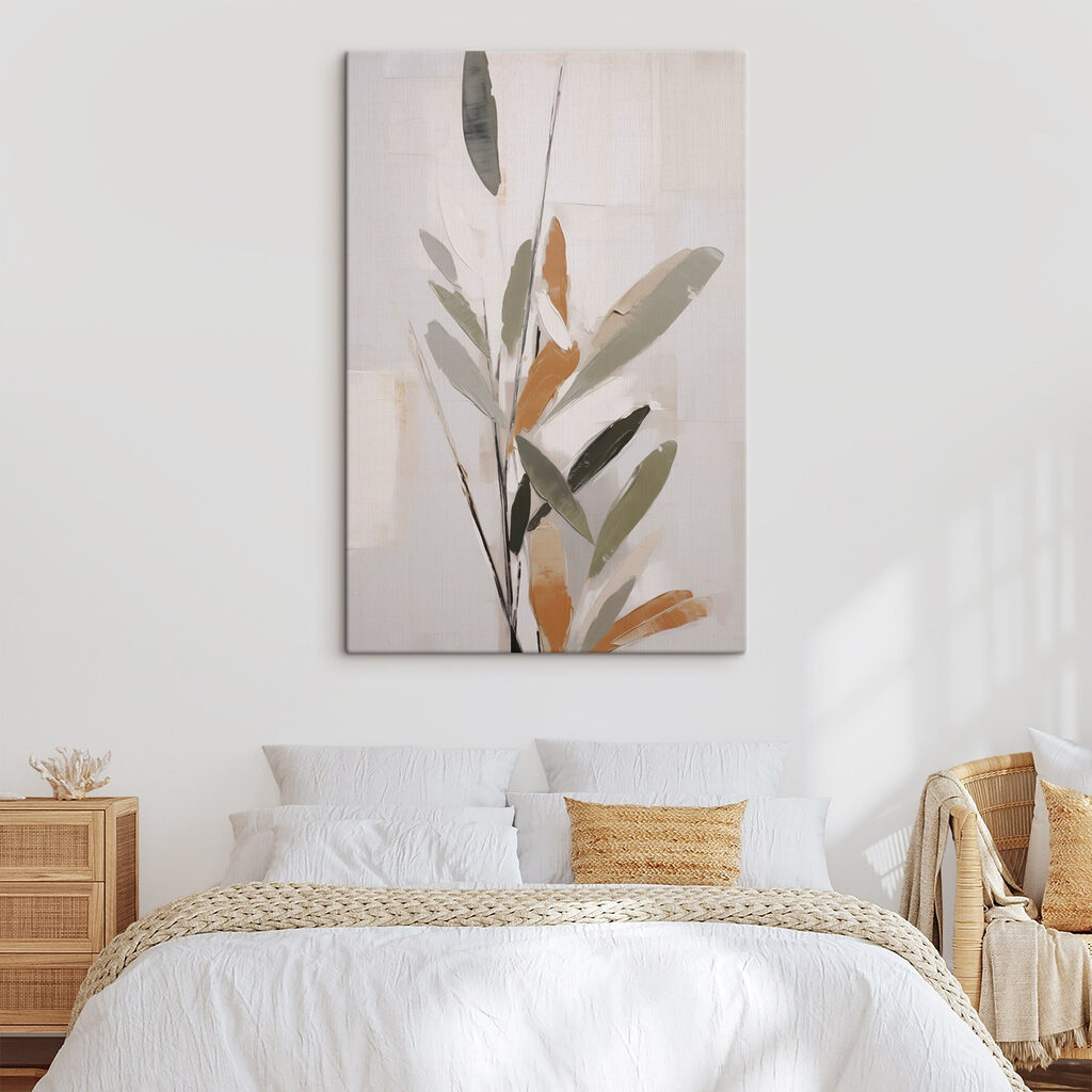 Frunze pe crem — interior 1