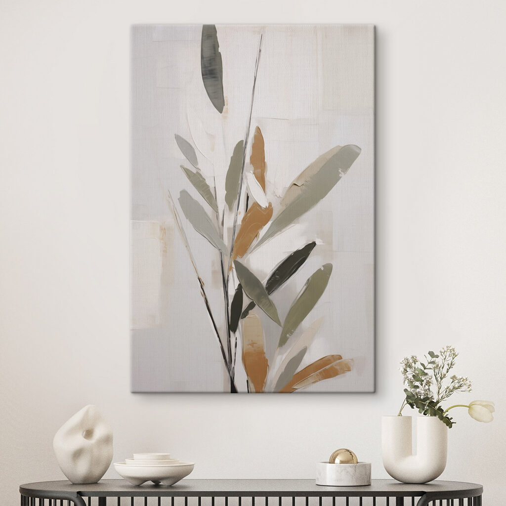 Frunze pe crem — interior 2