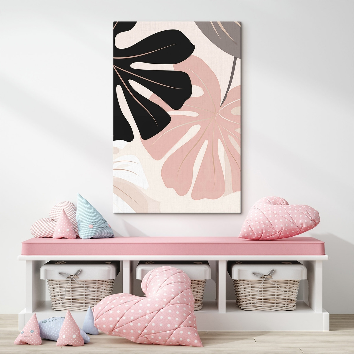 Frunze Monstera grafice — interior 2