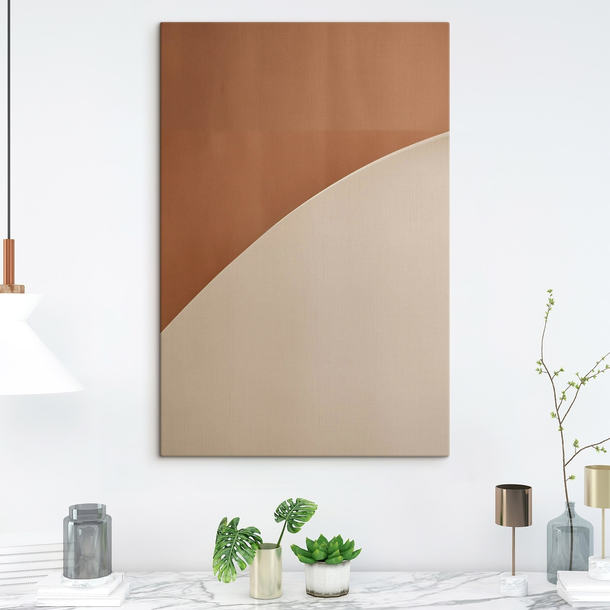 Arc geometric în teracotă — interior 1