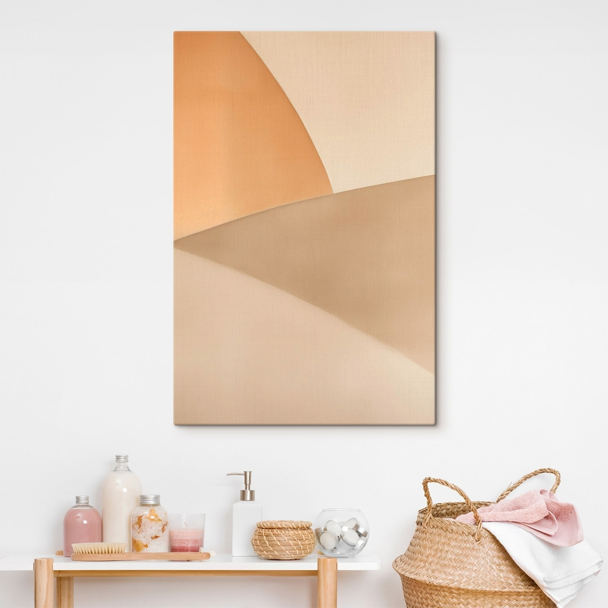 Modele geometrice bej — interior 1