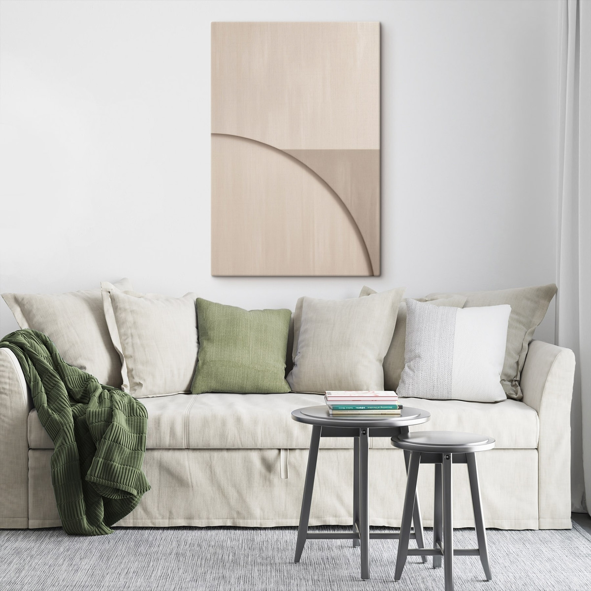 Compoziție minimalistă în bej — interior 1