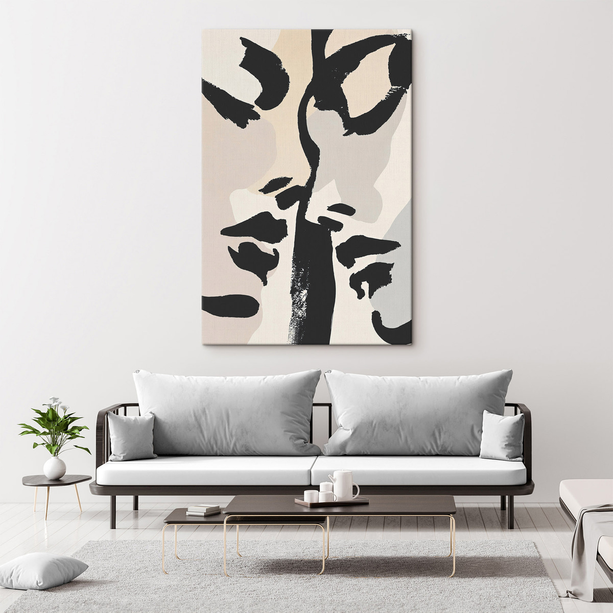 Fețe abstracte — interior 1