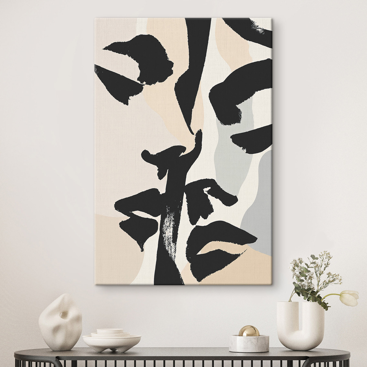 Fețe abstracte — interior 1