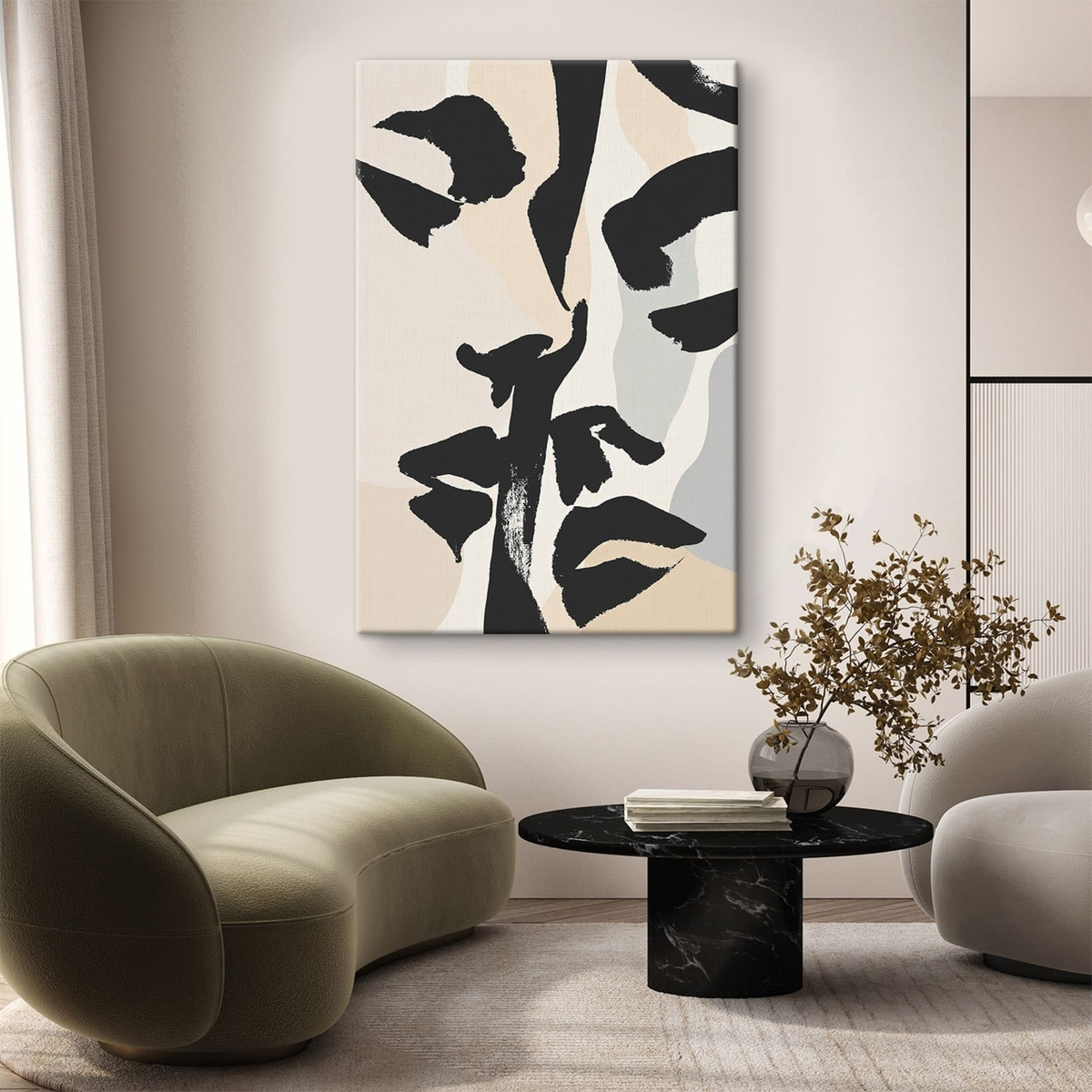 Fețe abstracte — interior 3
