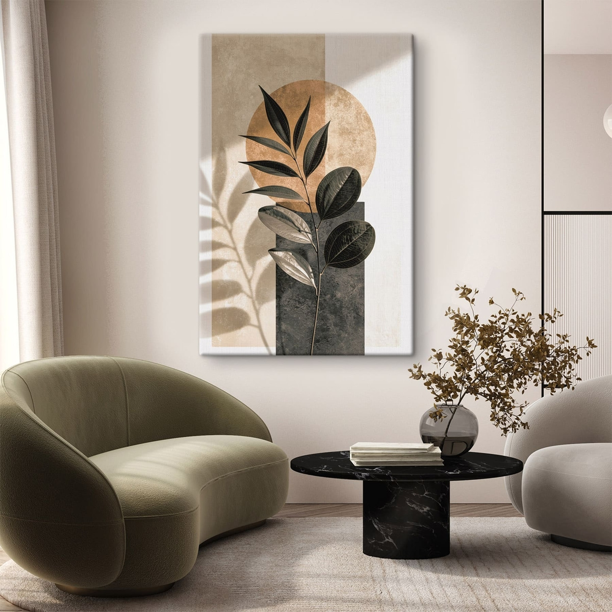 Ramură cu forme geometrice — interior 1