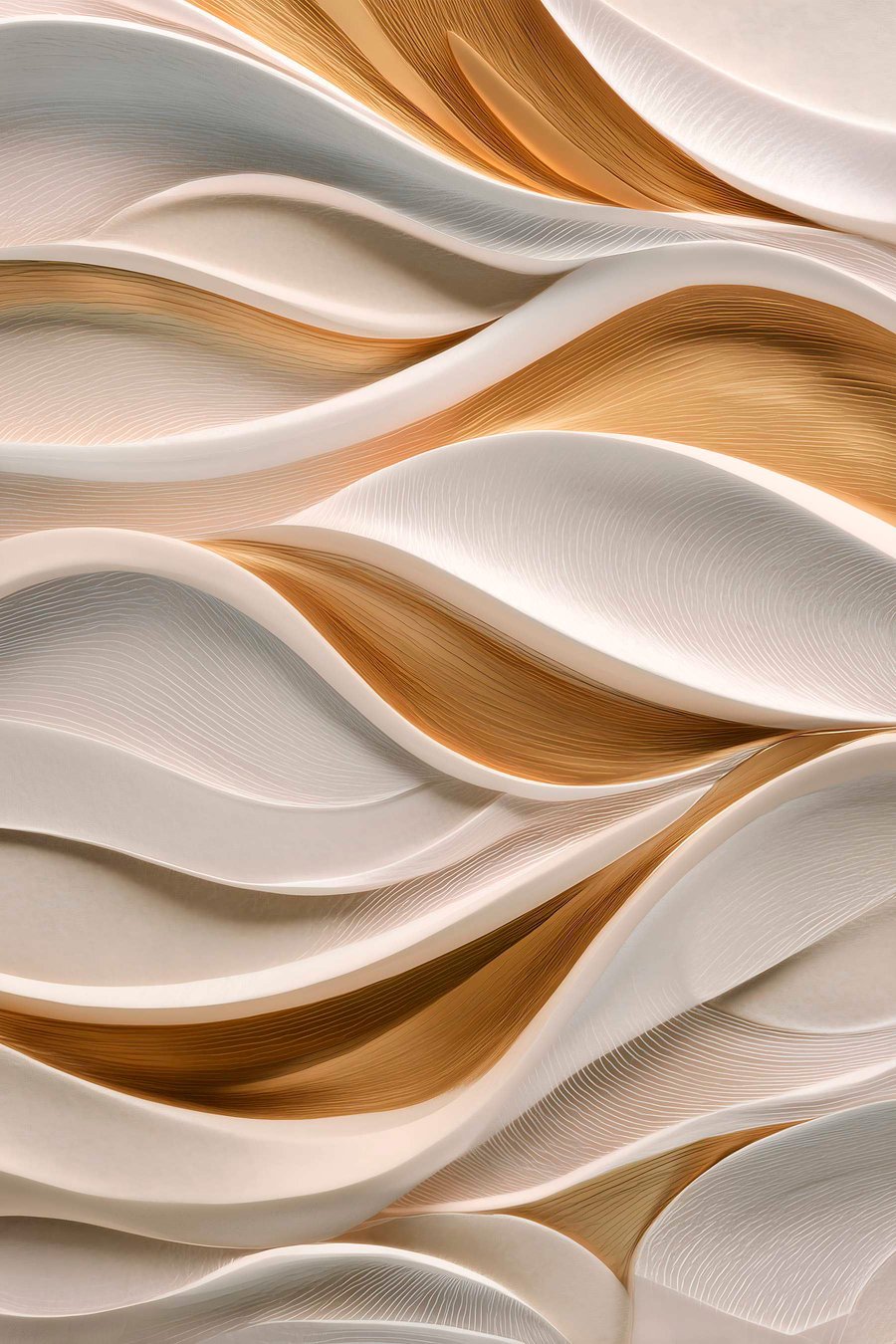 Valuri elegante, voluminoase — design complet