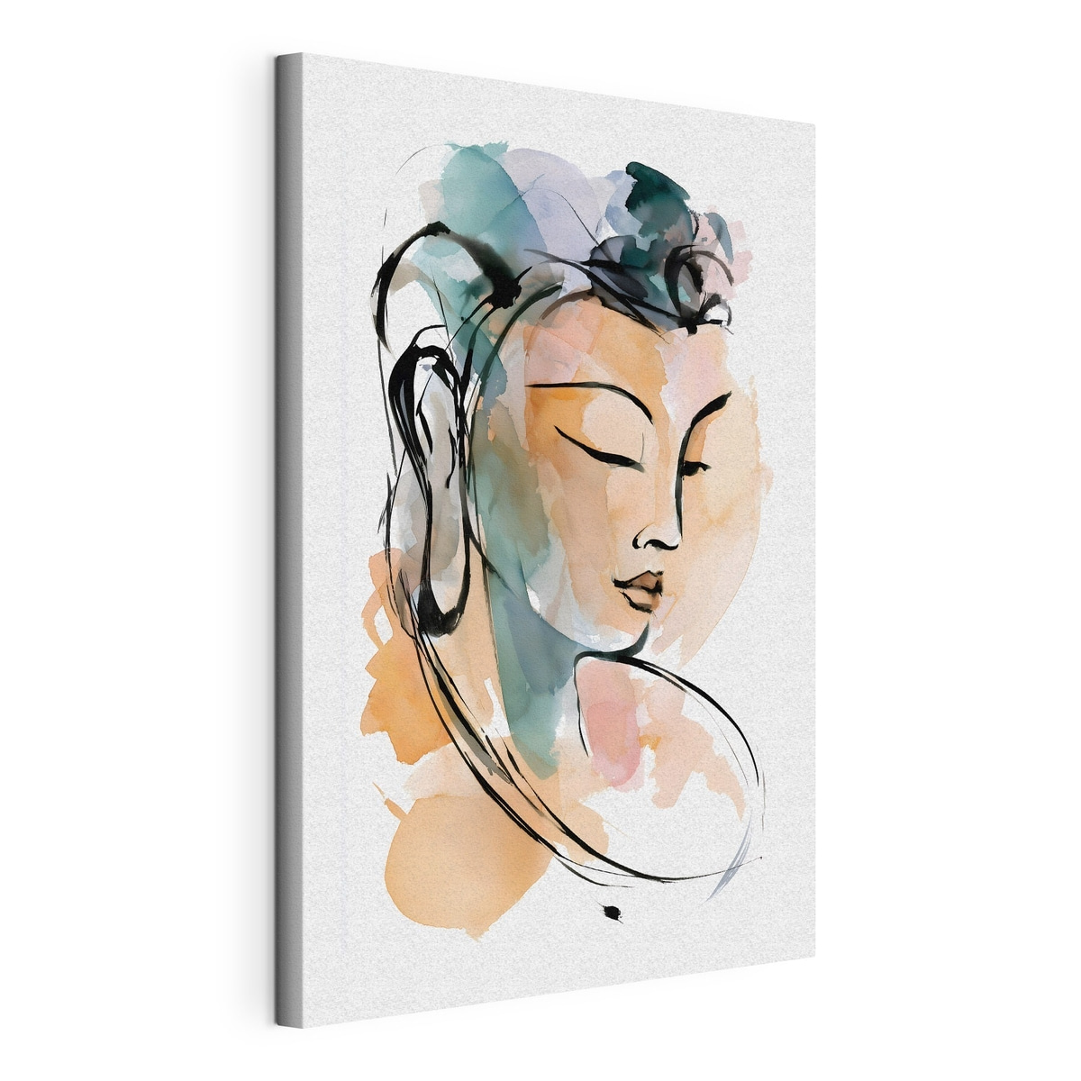 Buddha în acuarelă — vizualizare produs