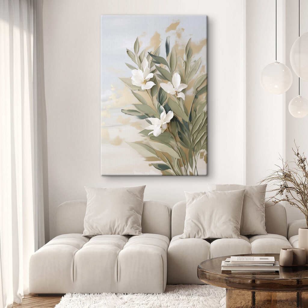 Ramuri înflorite estompate — interior 1