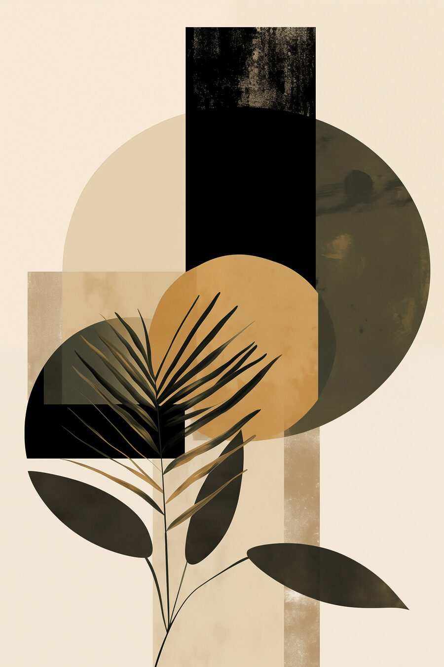 Ramură printre cercuri — design complet
